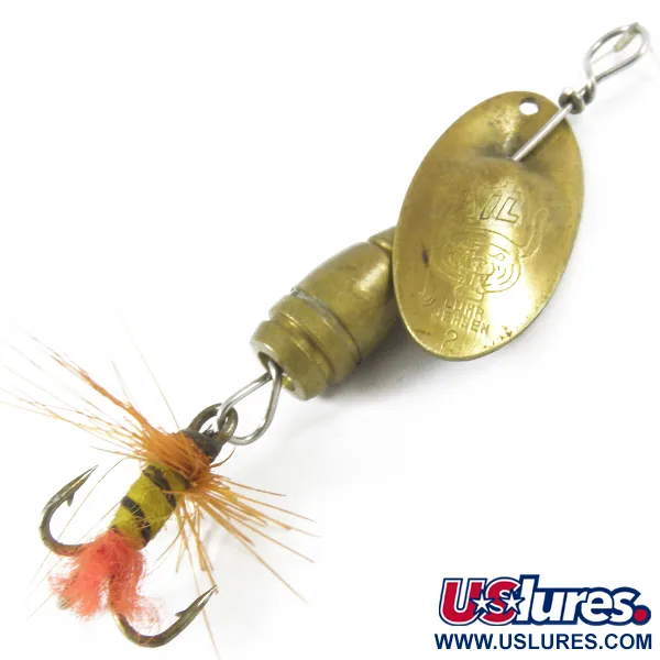 Luhr Jensen Tiger Tail, бронза, 3,6 г, блешня оберталка (вертушка) #3562