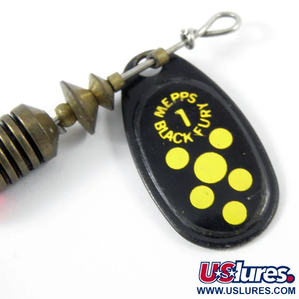 Mepps Black Fury 1 Dressed (білячий хвіст)