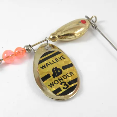 South Bend Walleye Wonder 3, золото, 13 г, блешня оберталка (вертушка) #3571