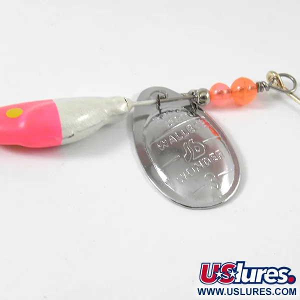 South Bend Walleye Wonder 3, нікель, 17 г, блешня оберталка (вертушка) #3572