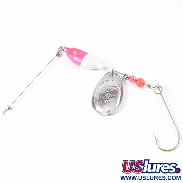 South Bend Walleye Wonder 3, нікель, 17 г, блешня оберталка (вертушка) #3572