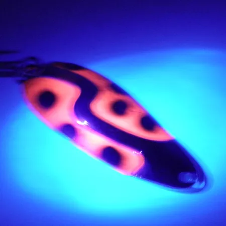 Kushner Kush Spoon UV (світиться в ультрафіолеті), нікель/рожевий/чорний UV - світиться в ультрафіолеті, 9 г, блесна коливалка (колебалка) #3584