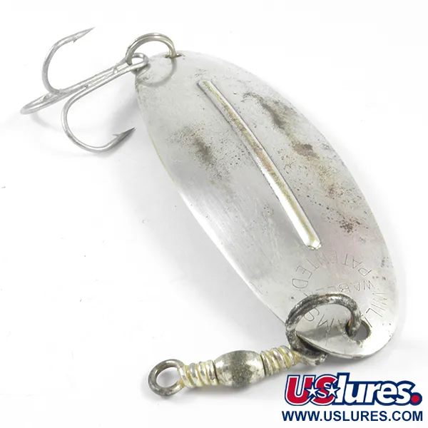Williams Wabler, срібло (блесна покриття зі справжнього срібла), 18 г, блесна коливалка (колебалка) #3597