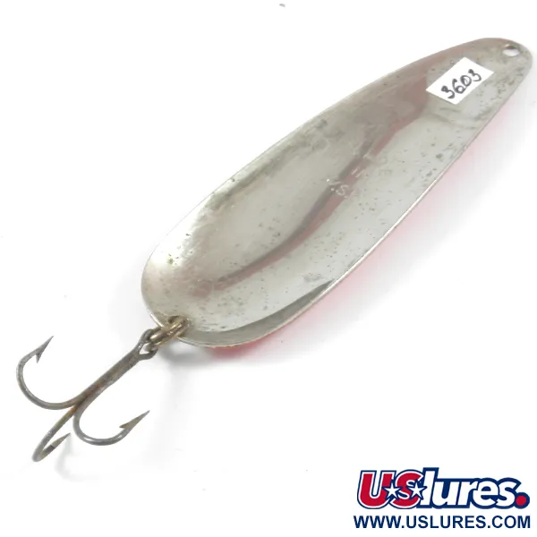 Worth Chippewa, червоний/білий/нікель, 19 г, блесна коливалка (колебалка) #3603