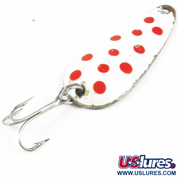 Aeroplane Spinner Aero, білий/червоний/латунь, 8 г, блесна коливалка (колебалка) #3604