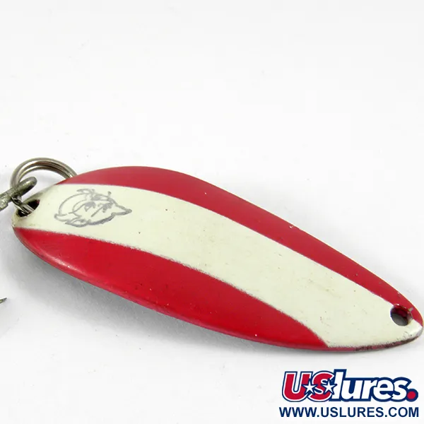 Eppinger Dardevle Devle-Dog 7700, червоний/білий/нікель, 14 г, блесна коливалка (колебалка) #3608