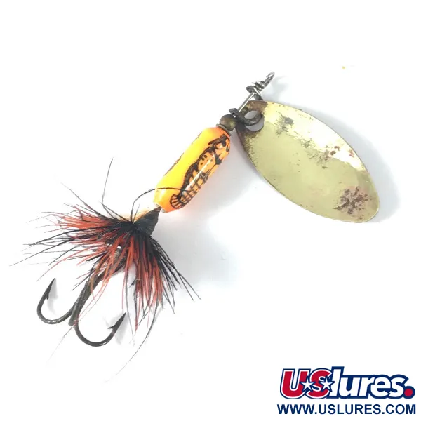 Yakima Bait Worden’s Original Rooster Tail, золото, 2,6 г, блешня оберталка (вертушка) #3624