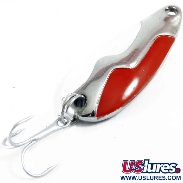 Acme Kamlooper, нікель/червоний/білий, 11 г, блесна коливалка (колебалка) #3643