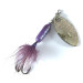 Yakima Bait Worden’s Original Rooster Tail, срібло/фіолетовий, 2,6 г, блешня оберталка (вертушка) #3654