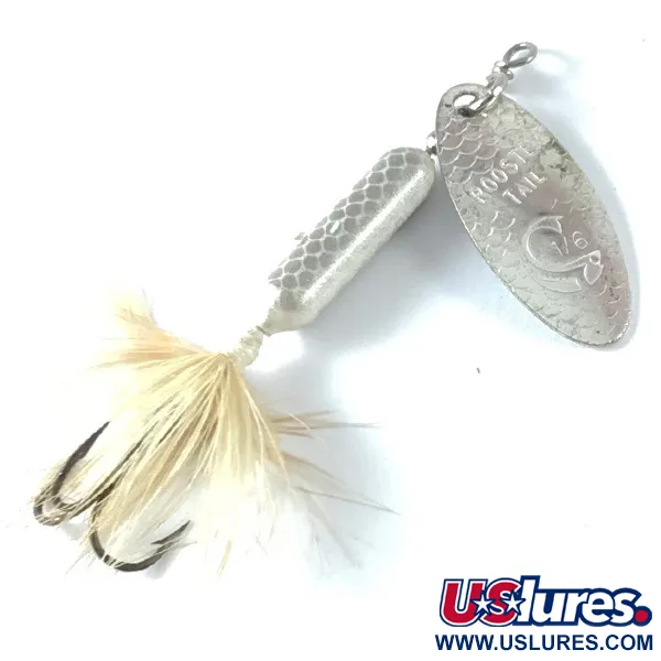 Yakima Bait Worden’s Original Rooster Tail, срібло, 6 г, блешня оберталка (вертушка) #3656