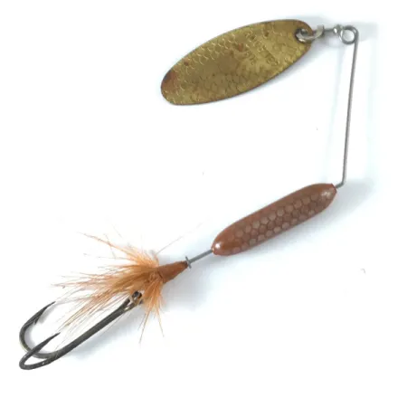 Yakima Bait Worden’s Original Rooster Tail, латунь/коричневий, 8 г, блешня оберталка (вертушка) #3659