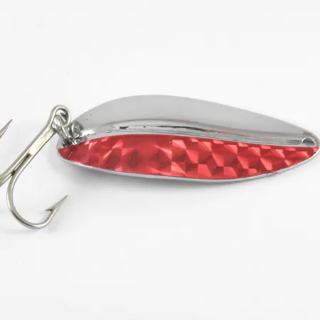 TODDCO Main liner, нікель/червоний, 12,5 г, блесна коливалка (колебалка) #3671