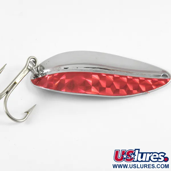 TODDCO Main liner, нікель/червоний, 12,5 г, блесна коливалка (колебалка) #3671