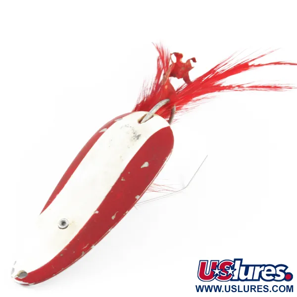 Eppinger Незачіпляйка Dardevle Dardevlet, червоний/білий/нікель, 21 г, блесна коливалка (колебалка) #3672