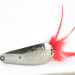 Weezel bait Rex Spoon, нікель/червоний, 12,5 г, блесна коливалка (колебалка) #3673