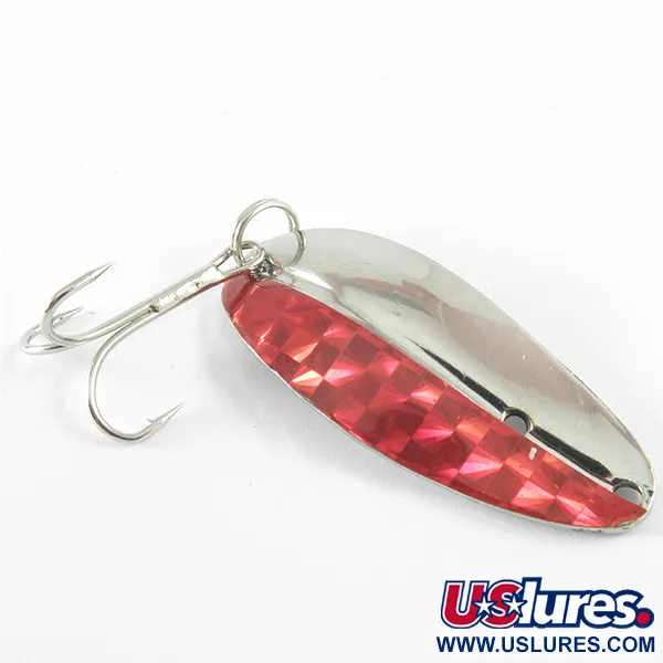 TODDCO Main liner, нікель/червоний, 11 г, блесна коливалка (колебалка) #3684