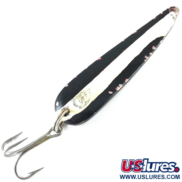 Eppinger Dardevle Seadevle Imp, чорний/білий/нікель, 28 г, блесна коливалка (колебалка) #3686