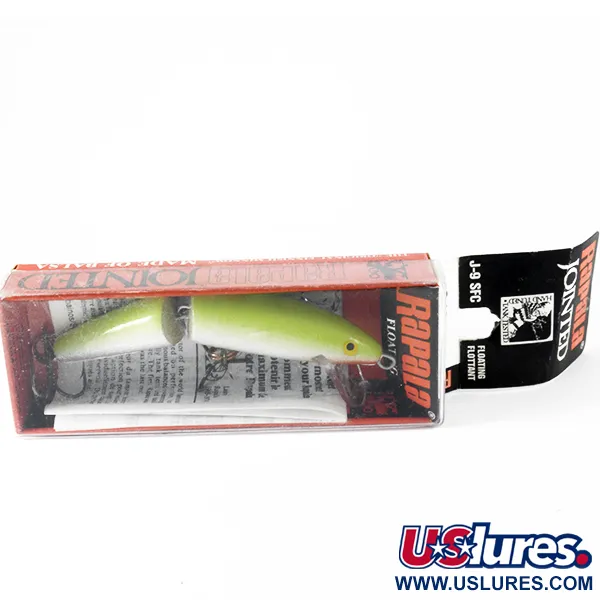 Rapala Jointed J-9SFC, 6 г, воблер #3700