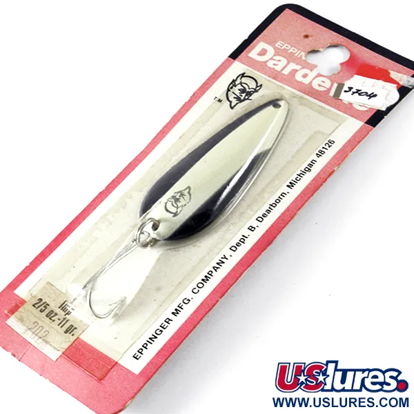 Eppinger Dardevle Imp, чорний/білий/нікель, 11 г, блесна коливалка (колебалка) #3704