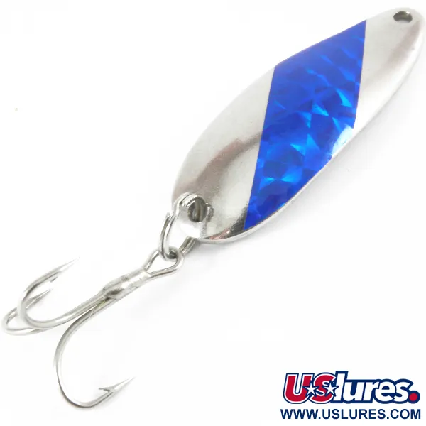 Weaver Lure Ruber Grabber, нікель/синій, 7 г, блесна коливалка (колебалка) #3729