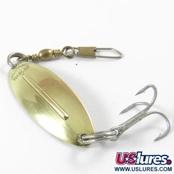  Williams Wabler W20, золото, 2,5 г, блесна коливалка (колебалка) #3750
