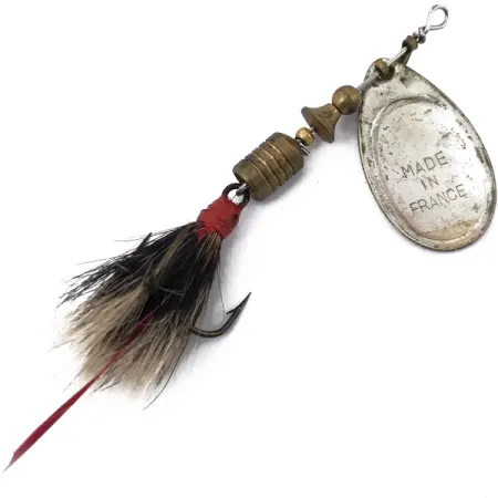 Mepps Aglia 2 dressed (з хвосту білки), срібло, 4,7 г, блешня оберталка (вертушка) #3763