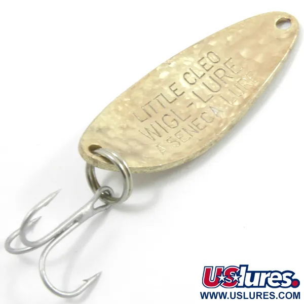 Seneca Little Cleo Crystal, Crystal (золота луска, побите скло) - рідкісний колір, 7 г, блесна коливалка (колебалка) #4045