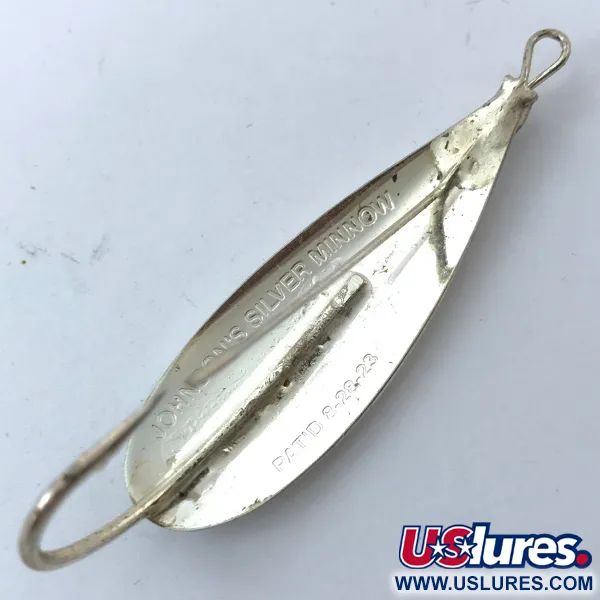  Незачіпляйка Johnson Silver Minnow, срібло (покриття справжнім сріблом), 9 г, блесна коливалка (колебалка) #3792