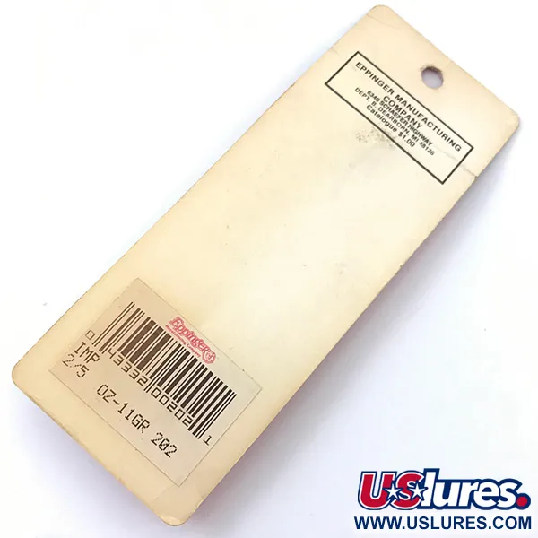 Eppinger Dardevle Imp, чорний/білий/нікель, 11 г, блесна коливалка (колебалка) #3801