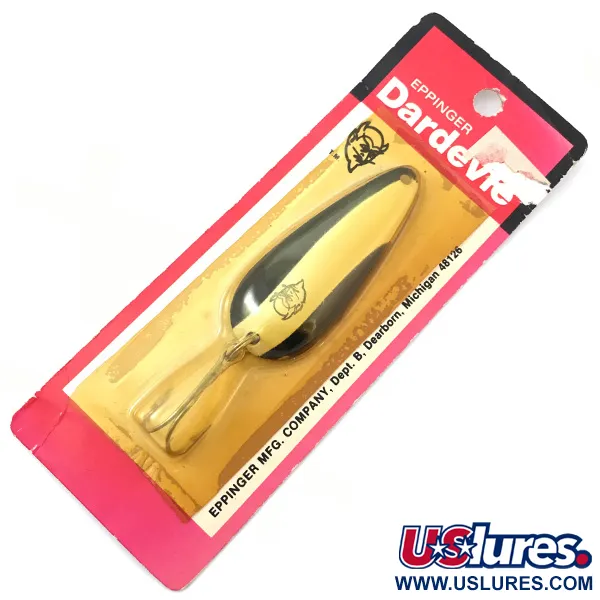 Eppinger Dardevle Imp, чорний/білий/нікель, 11 г, блесна коливалка (колебалка) #3801