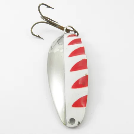 Lucky Strike Nickel Half Wave, нікель/червоний/білий, 15,5 г, блесна коливалка (колебалка) #3806