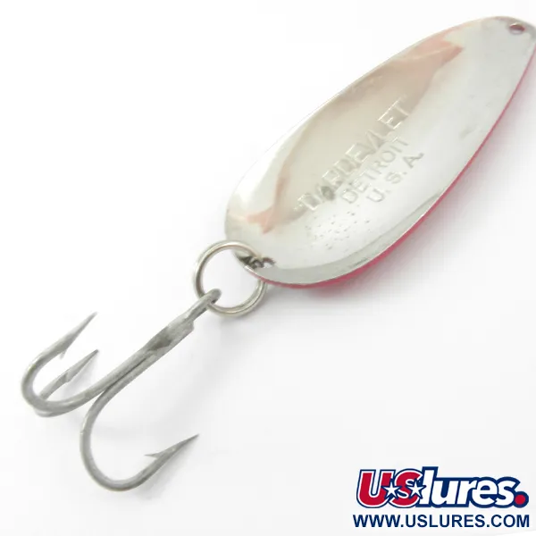 Eppinger Dardevle Dardevlet, червоний/білий/нікель, 21 г, блесна коливалка (колебалка) #3809