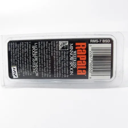 Незачіпляйка Rapala Minnow Spoon, блакитний/срібло, 15 г, блесна коливалка (колебалка) #3818
