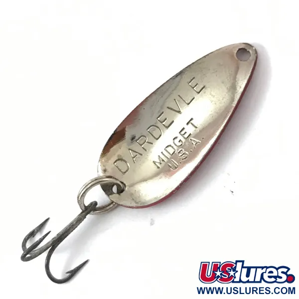 Eppinger Dardevle Midget, червоний/білий/нікель, 6 г, блесна коливалка (колебалка) #3826