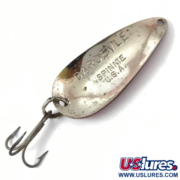 Eppinger Dardevle Spinnie, червоний/білий/нікель, 9 г, блесна коливалка (колебалка) #3828