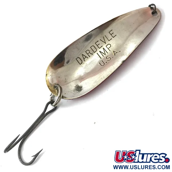 Eppinger Dardevle Imp, червоний/білий/нікель, 11 г, блесна коливалка (колебалка) #3830