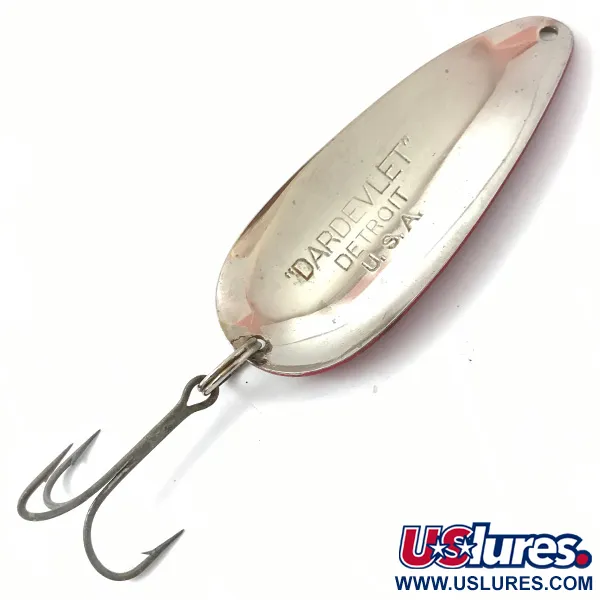 Eppinger Dardevle Dardevlet, червоний/білий/нікель, 21 г, блесна коливалка (колебалка) #3832