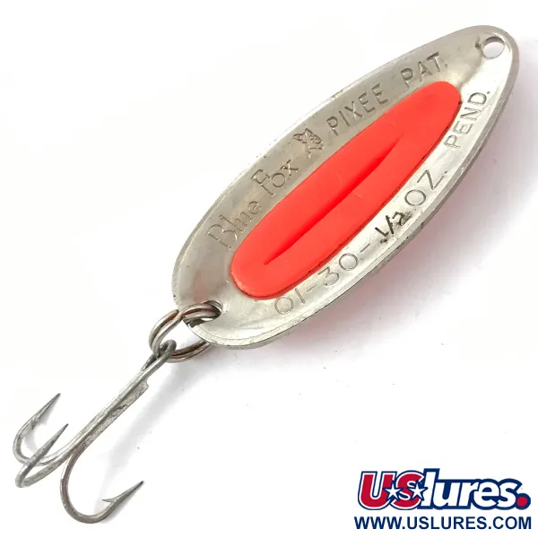  Blue Fox Pixee, карбований нікель/помаранчевий, 14 г, блесна коливалка (колебалка) #3834