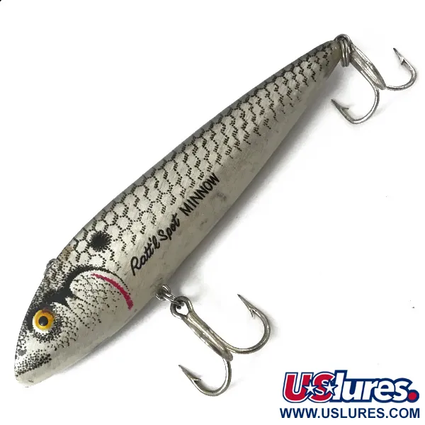 Cotton Cordell Cordell Ratt'l Spot Minnow, сірий перламутр, 19 г, воблер #3841