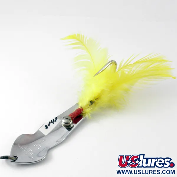  Tony Accetta Pet Spoon 15, нікель/жовтий, 14 г, блесна коливалка (колебалка) #3848