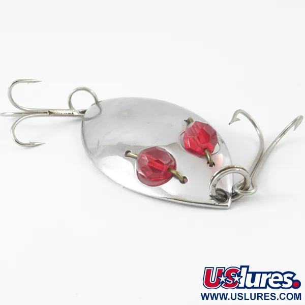 Hofschneider Red Eye Junior, нікель/червоні очі, 13 г, блесна коливалка (колебалка) #3849