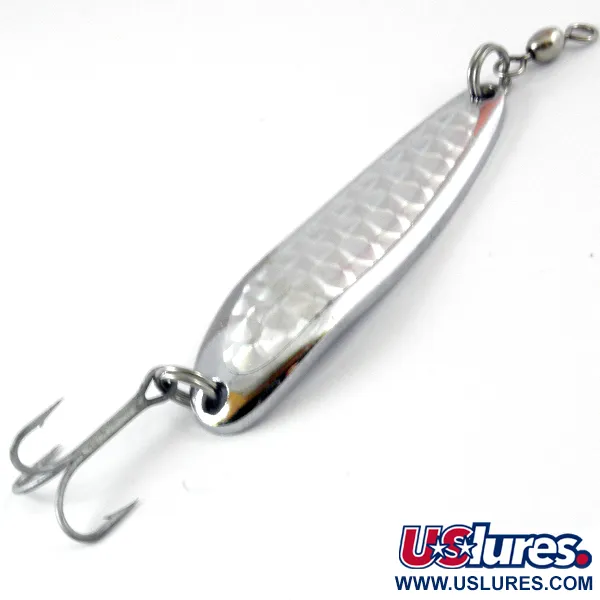 Luhr Jensen Krocodile DIE #4, нікель/голограма, 21 г, блесна коливалка (колебалка) #3867