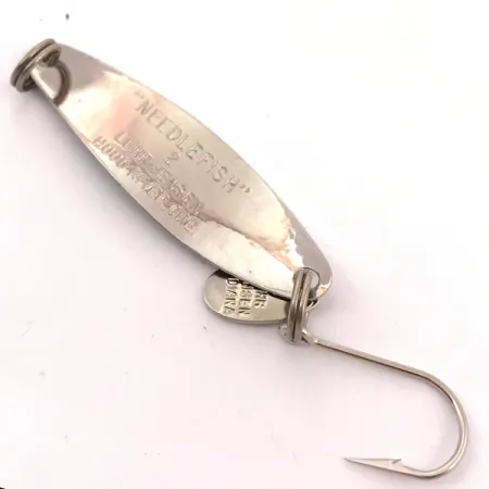 Luhr Jensen Needlefish 2, чорний/білий/нікель, 3 г, блесна коливалка (колебалка) #3889