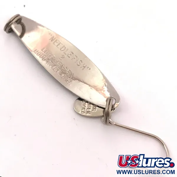 Luhr Jensen Needlefish 2, чорний/білий/нікель, 3 г, блесна коливалка (колебалка) #3889