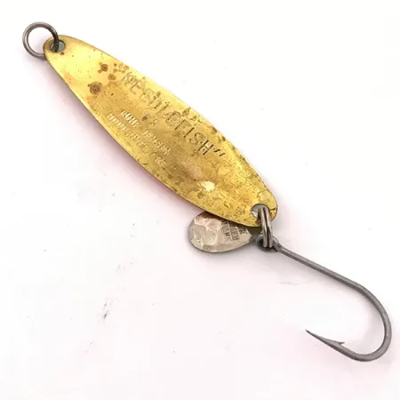 Luhr Jensen Needlefish 3, Fire Tiger/латунь, 5 г, блесна коливалка (колебалка) #3892