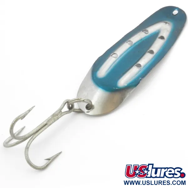 Rustowicz Charger №3, нікель/синій, 12,5 г, блесна коливалка (колебалка) #3901