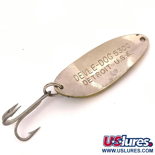 Eppinger Dardevle Devle-Dog 5300, Frog, 10 г, блесна коливалка (колебалка) #3917