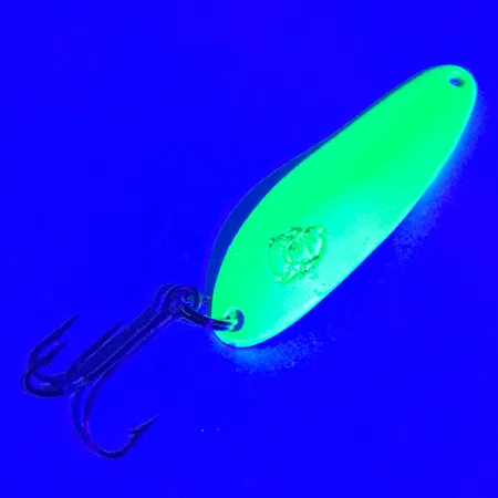 Eppinger Dardevle Cop-E-Cat 7300 UV (світиться в ультрафіолеті), Шартрез/нікель, 10 г, блесна коливалка (колебалка) #3920