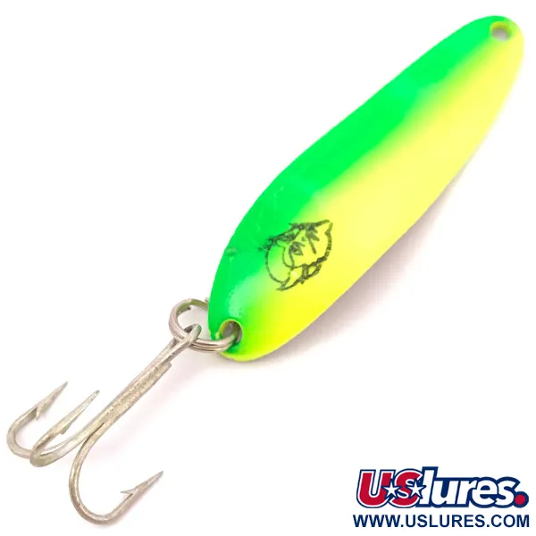 Eppinger Dardevle Cop-E-Cat 7300, Шартрез/нікель UV - світиться в ультрафіолеті, 10 г, блесна коливалка (колебалка) #3941