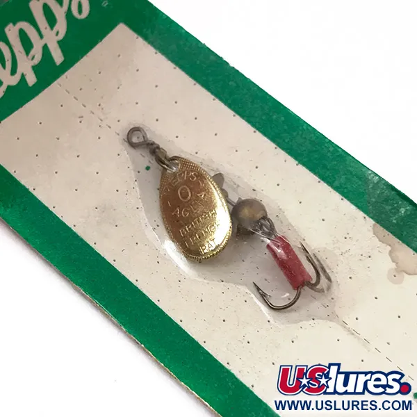  Mepps Aglia 0, золото, 2,5 г, блешня оберталка (вертушка) #3927